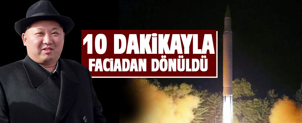 10 dakika ile faciadan dönüldü