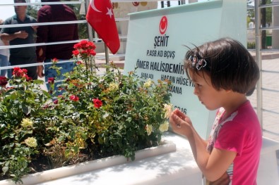 Ömer Halisdemir'in Mezarına Arefe Gününde Ziyaretçi Akını