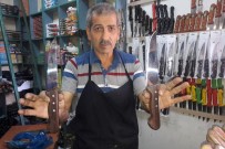 BIÇAKÇILIK - Yılların Bıçak Ustası Kurbanda Türk Malı Bıçakların Kullanılmasını Tavsiye Etti