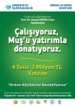ORMAN GENEL MÜDÜRLÜĞÜ - Bakan Eroğlu, 18 Milyon TL'lik 17 Müjdeyle Muş'a Geliyor