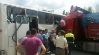 Kastamonu'da Tır İle Otobüs Çarpıştı Açıklaması 25 Yaralı