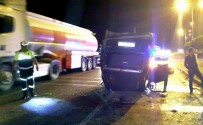 KAMYON KAZASI - Takla atan kamyonette bulunan genç hastanede hayatını kaybetti!