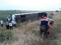 KAYADÜZÜ - Amasya'da Otobüs Kazası Açıklaması 5 Ölü, 36 Yaralı