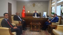 BERKAN SÖNMEZAY - Güreş Federasyonu Başkanı Aydın'dan Vali Büyükakın'a Ziyaret