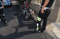HAFRİYAT KAMYONU - Hafriyat Kamyonu İle Motosiklet Çarpıştı Açıklaması 1 Yaralı