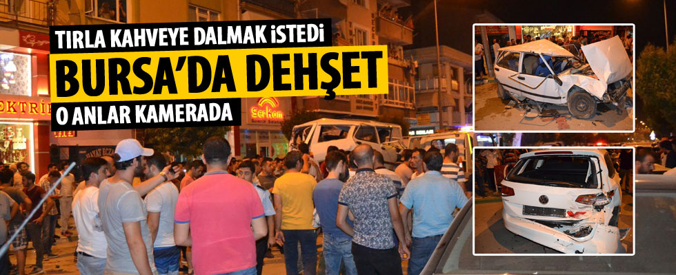 Tır sürücüsü dehşet saçtı