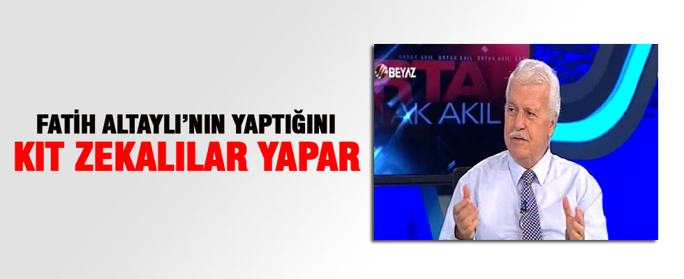 Hüseyin Gülerce'den Fatih Altaylı'ya sert çıkış