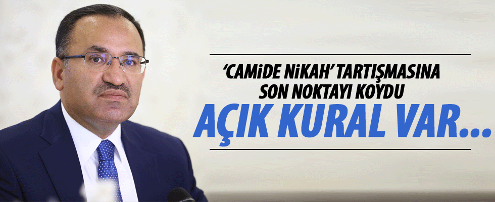 Camide nikah kıyılacak mı?