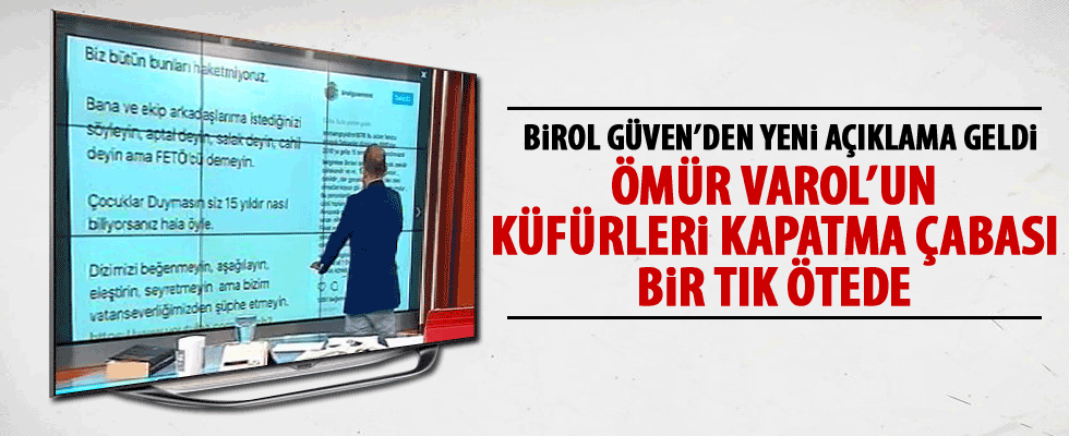 Birol Güven'e küfürlü tepki
