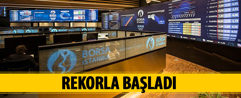 Borsa haftaya rekorla başladı