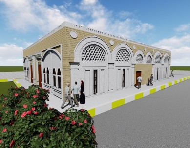 Körfez Kent Mezarlığı'na Yeni Hizmet Binası İnşa Ediliyor