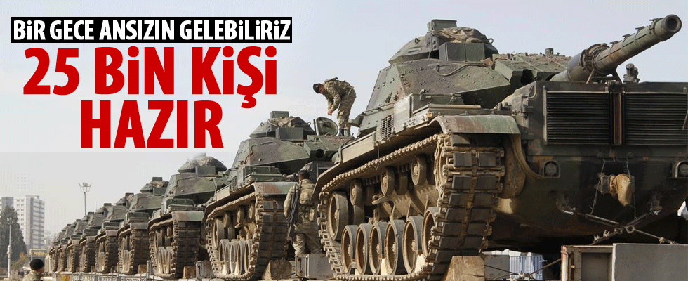 TSK sınıra yığınak yaptı