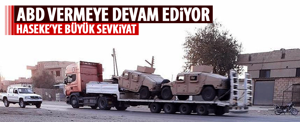 ABD'den PKK/PYD'ye 112 tır yardım