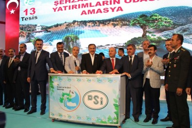 Bakan Eroğlu Amasya'da 126 Milyon TL'lik Tesislerin Temelini Attı