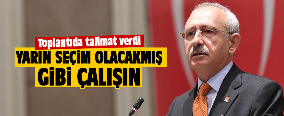Kemal Kılıçdaroğlu'ndan partisinin belediye başkanlarına talimat
