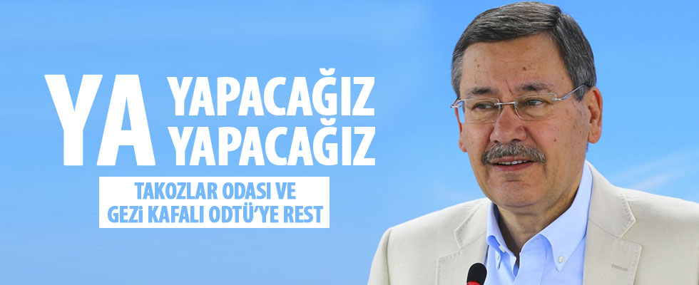 Melih Gökçek'ten ODTÜ resti