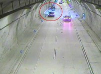 TRAFİK ÖNLEMİ - Sarıyer Tüneli'nde Akılalmaz Kaza