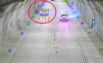 TRAFİK ÖNLEMİ - Sarıyer Tüneli'nde Akılalmaz Kaza