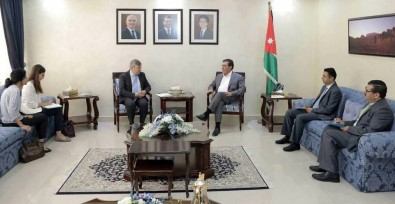 Amman Büyükelçisi Karagöz, Tarawneh İle Görüştü