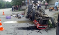 MEDINE - Fındık İşçilerini Taşıyan Traktör Devrildi Açıklaması 2'Si Ağır, 18 Yaralı