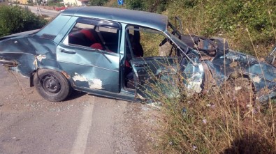 Kastamonu'da Alkollü Sürücü Beton Mikserine Çarptı