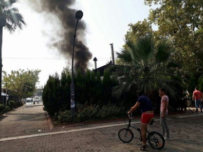 Erdek'te Restaurant Yangını