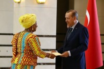 GANA CUMHURİYETİ - Cumhurbaşkanı Erdoğan, Gana Büyükelçisi Mancell-Egala'yı Kabul Etti