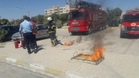 YANGIN TATBİKATI - Midyat Devlet Hastanesinde Yangın Tatbikatı