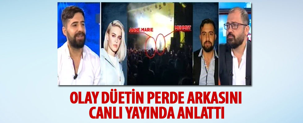 Olay düetin perde arkasını canlı yayında anlattı