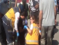 SIHHİYE - Ankara Adliyesi önünde bıçaklı kavga: 1'i çocuk 3 yaralı