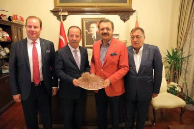 Hisarcıklıoğlu'ndan Başkan Gürkan'a Ziyaret