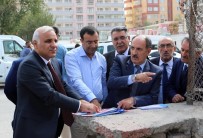 KALDIRIM ÇALIŞMASI - Vali Zorluoğlu, Mega Proje Alanlarını İnceledi