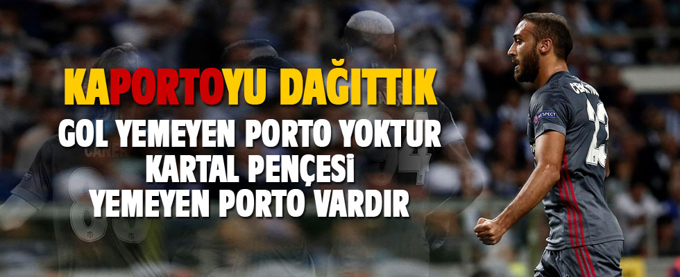 Beşiktaş Porto'yu paramparça etti