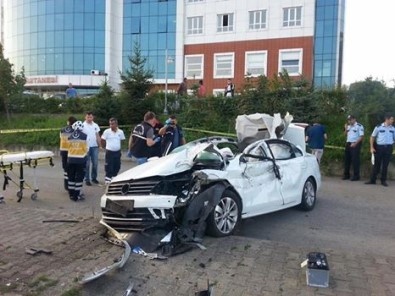Giresun'da Trafik Kazası Açıklaması 1 Ölü, 3 Yaralı