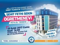 FETHİ SEKİN - Küçükçekmece Belediyesi Şehit Fethi Sekin Öğretmenevi Hizmete Açılıyor