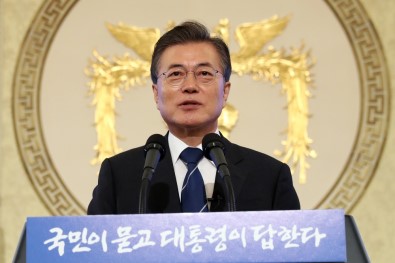 Güney Kore Lideri Moon'dan Açıklama Geldi