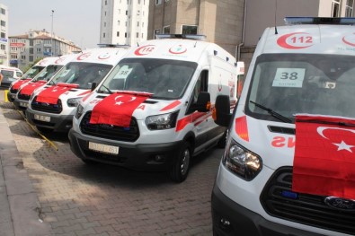 Kayseri'de 5 Yeni Ambulans Hizmet Verecek