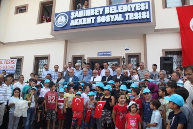 Şahinbey Belediyesi Akkent Sosyal Tesisi Hizmete Açıldı