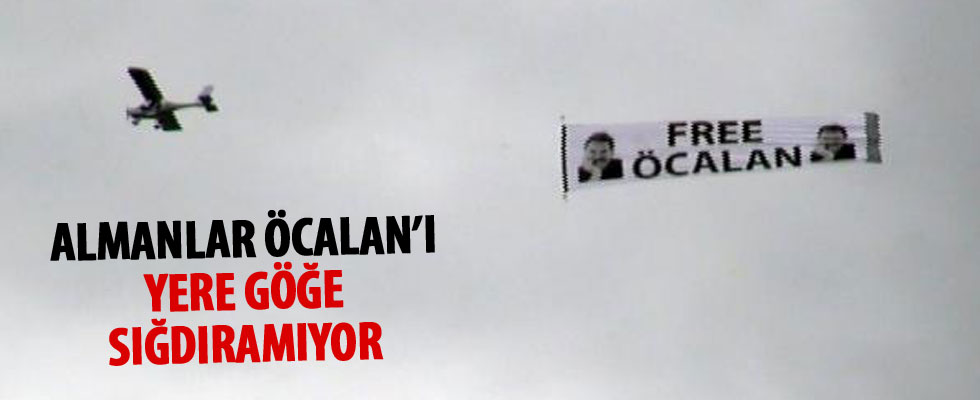 Almanya'da Öcalan propagandası