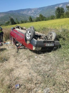 Kargı'da Otomobil Takla Attı Açıklaması 3 Yaralı