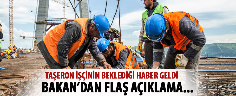 Bakan'dan taşerona kadro açıklaması