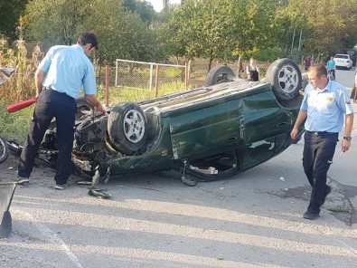 Eskişehir'de Trafik Kazası Açıklaması 1Ölü, 3 Yaralı