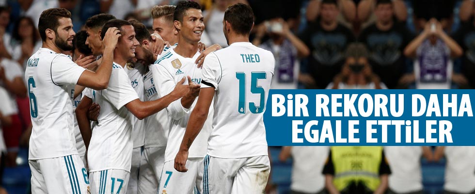 Real Madrid'den inanılmaz rekor