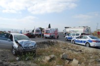 YARALI KADIN - Tekirdağ'da Trafik Kazası Açıklaması 5 Yaralı