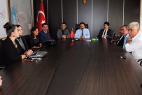 Çakır Ekibiyle Birlikte Kaymakam Ve Emniyet Müdürünü Ziyaret Etti