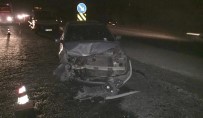 HASANCıK - İki Otomobil Çarpıştı Açıklaması 4 Yaralı