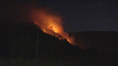 Karabük'teki Orman Yangını Devam Ediyor
