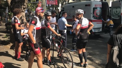 Sarıyer'de Profesyonel Bisikletçi Ölümden Döndü