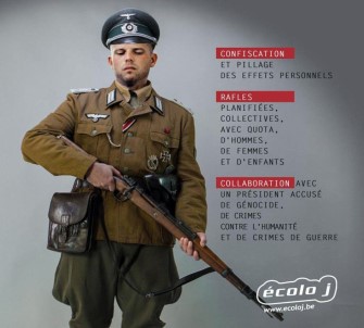 Belçikalı Bakan Nazi Askerine Benzetildi