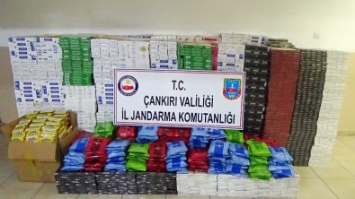 Çankırı'da 300 Bin TL Değerinde Kaçak Sigara Ve Tütün Ele Geçirildi